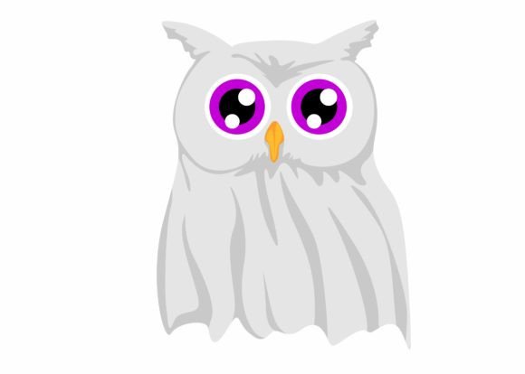 Cute Ghost Owl Svg for Halloween Graphics