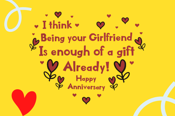 FUNNY ANNIVERSARY GIFT for GIRLFRIEND
