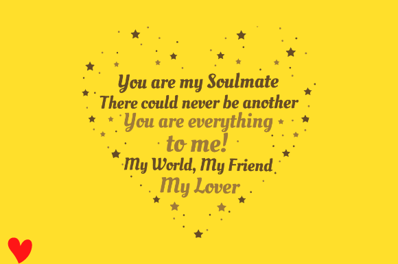 SOULMATE BOYFRIEND GIRLFRIEND LOVE YEAR Graphics
