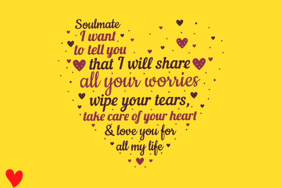 SOULMATE VALENTINES ANNIVERSARY BIRTH Graphics for Crafts