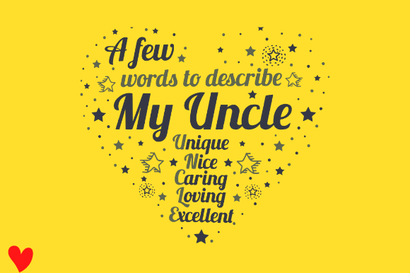 UNCLE HEART LOVE SIGN PRINT POD SVE PNG