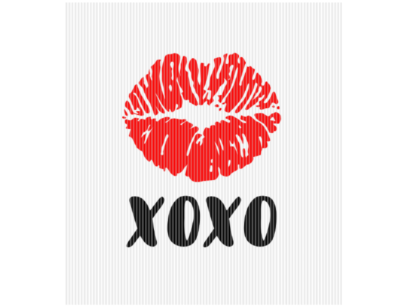 XOXO Hugs and Kisses Love Graphic